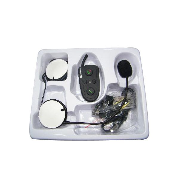 100m Motorcycle Helmet Headsets Intercom Bluetooth Handsfree Kit