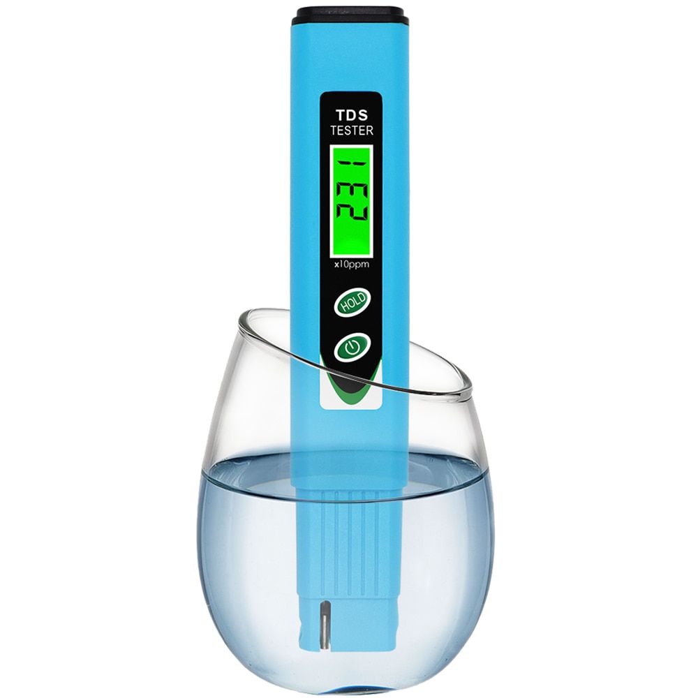 1pcs TDS-966 TDS tester Portable Digital TDS meter Measuring Water  meter Quality Purity Tester for Aquarium 0-9999 ppm