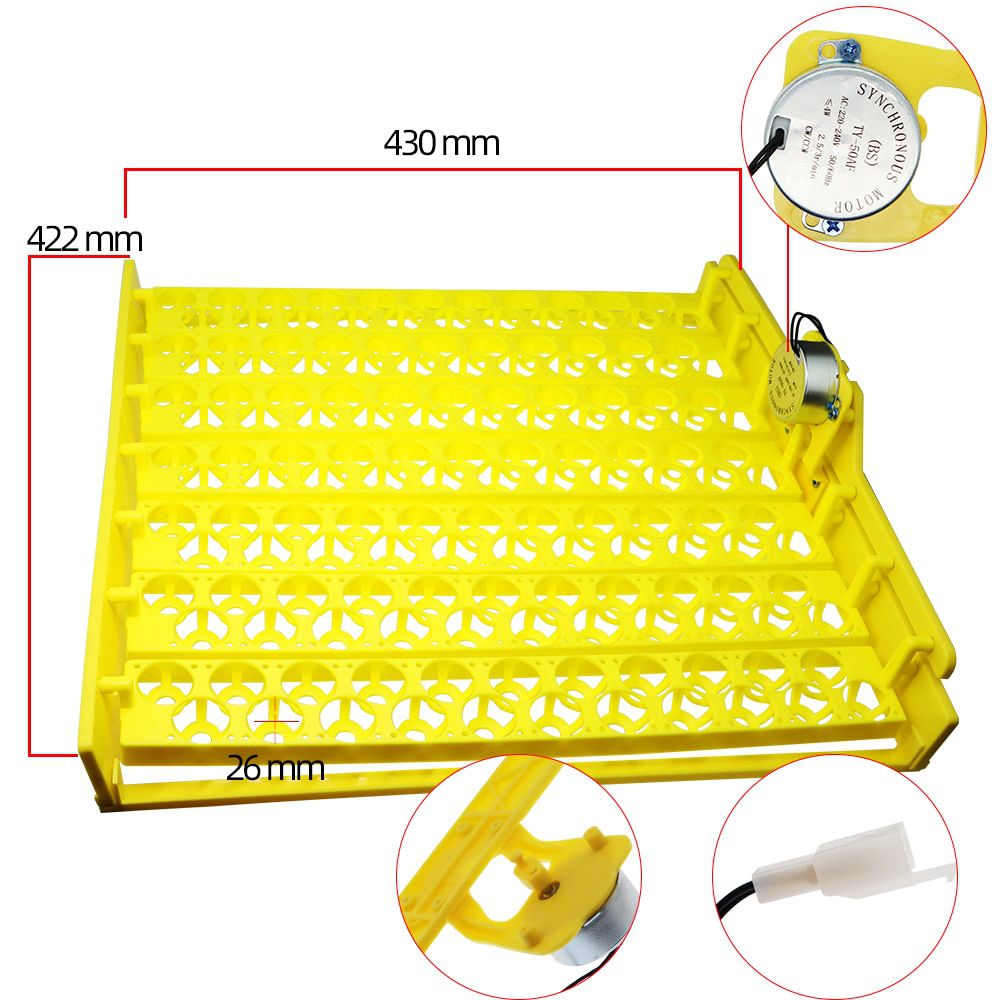 154 Eggs Incubator Eggs Automatic Incubator Incubator motor Turn Tray Poultry Incubation Equipment Farm poultry Hatching device