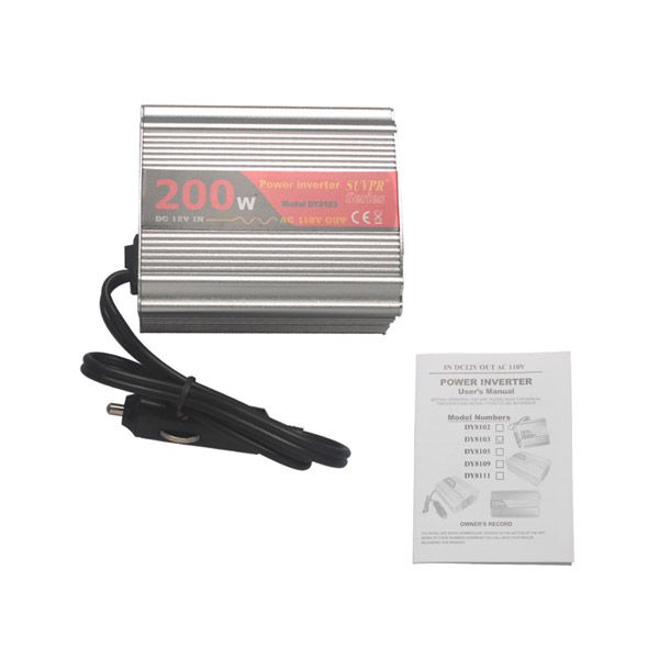 200W USB Car Inverter DC 12V to AC 110V