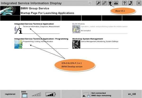 Newest 2016.06 ICOM ISTA-D 3.46.30 ISTA-P 54.2.002 Software HDD for BMW Multi-language with Engineers Programming