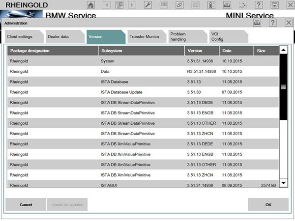 2015.10 ICOM ISTA-D ISTA-D 3.51.30 ISTA-P 3.56.5.002 Software HDD for BMW with Engineers Programming Support WIN7