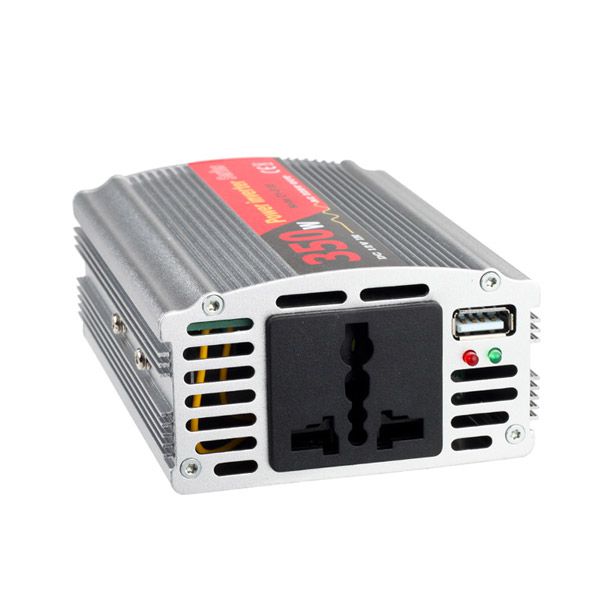 350W USB Car Inverter DC 12V to AC 220V