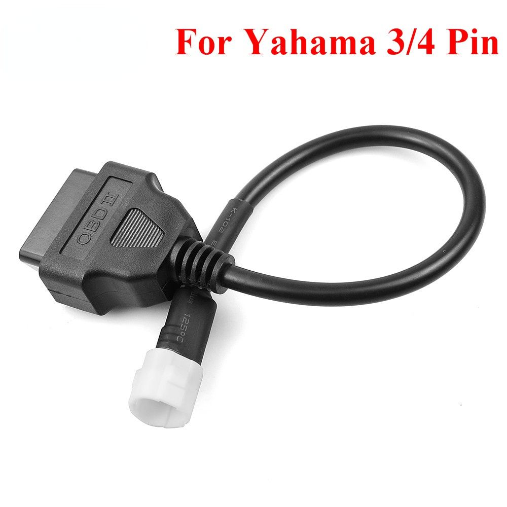 OBD2 Motorcycle Cable For YAMAHA 3pin 4pin to OBD 16pin OBD2 Extension cable