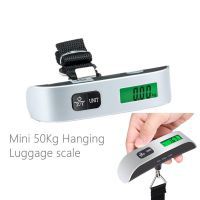 40kg Mini baggage scale 50kg/110lb Hanging Digital Electronic Luggage Scale Portable Suitcase Travel Hook Hanging Scale