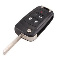 5 Buttons Flip Folding Remote Key Shell For Buick Excelle Verano La Crosse Regal Encore Allure Car Alarm Key Fob Case