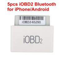 5pcs iOBD2 Bluetooth OBD2 EOBD Auto Scanner for iPhone/Android