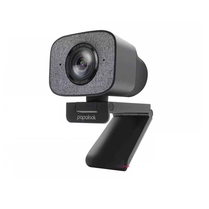 60FPS 1080P Webcam PC, PAPALOOK PA930 2K HDR Streaming Live Web Camera with Dual Stereo Mic 90Degree Angle for OBS/SKYPE/ZOOM