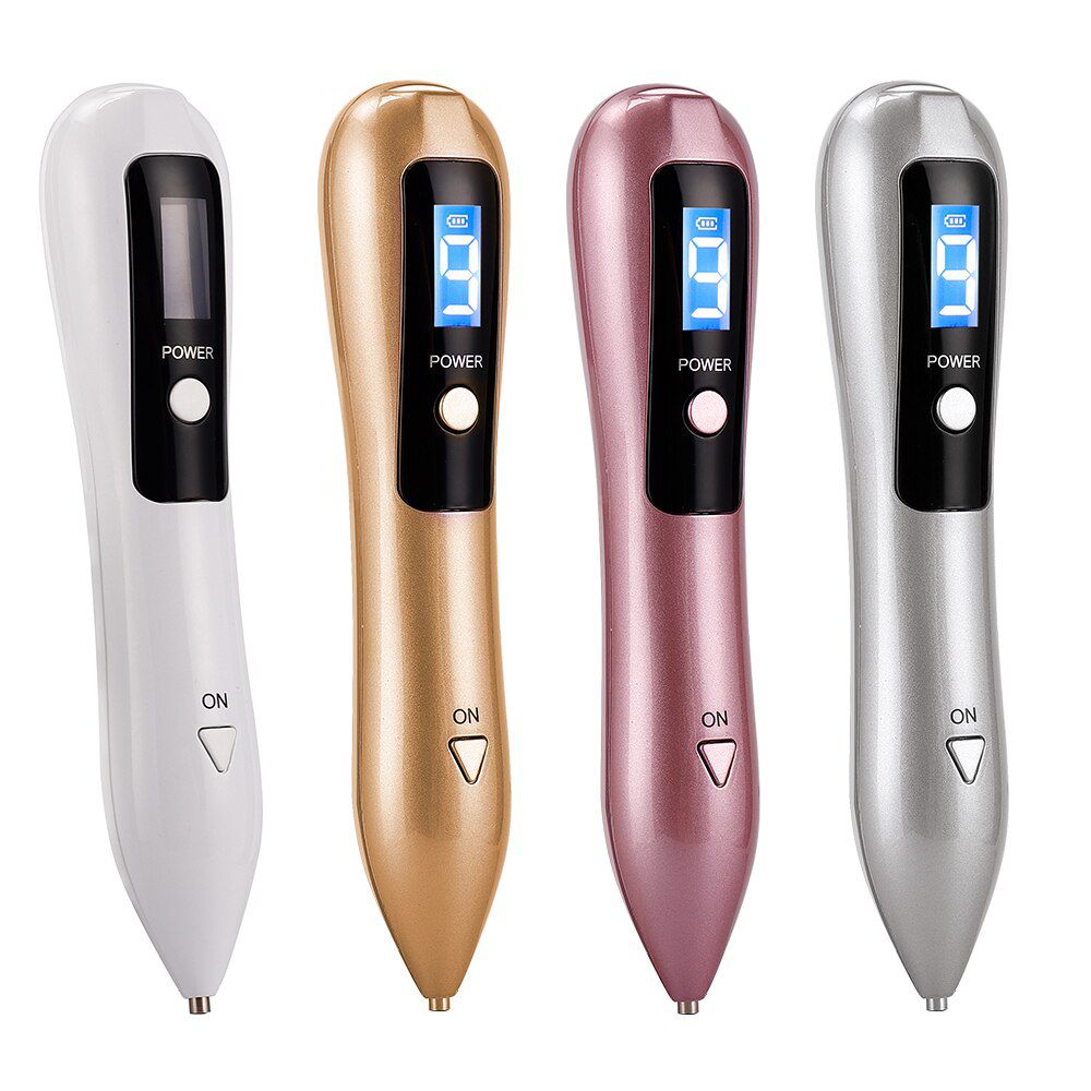 9 level LCD Plasma Pen Laser Mole Removal Skin Corn Freckle Tag Nevus Dark Age Sweep Spot Tattoo Remover Electric Machine