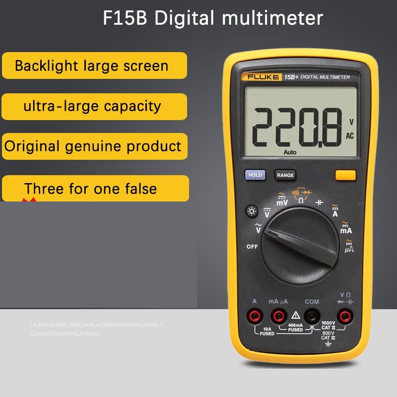 F15B+/17B+/18B+/12E+ Digital Multimeter Auto Range 4000 Counts AC/DC Voltage Current Resistance Meter Capacitance Tester