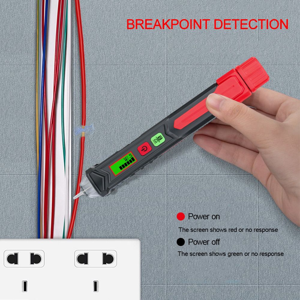 Intelligent Non-contact Alarm AC voltage detector meter Smart Tester Pen 12-1000V Current Electric Sensor Test Pencil