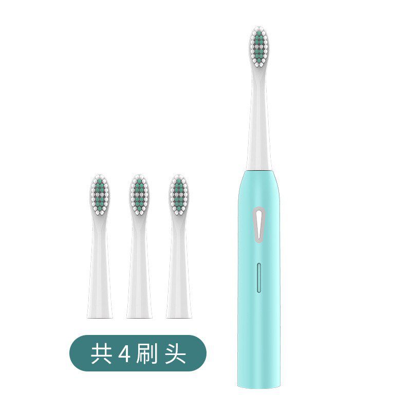 Adult household clean white bright teeth electric toothbrush USB charging sonic travel hygiene super soft toothbrush