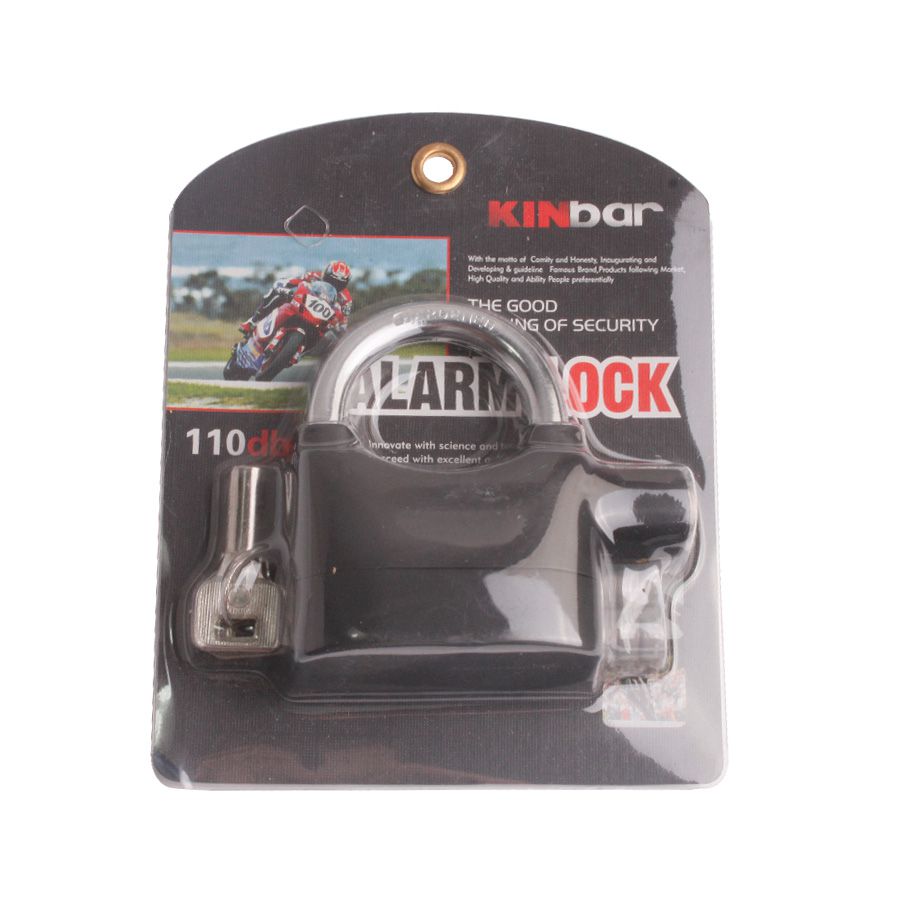 Alarm Padlock / Lock for Motorcycle Scooter Quad Bike