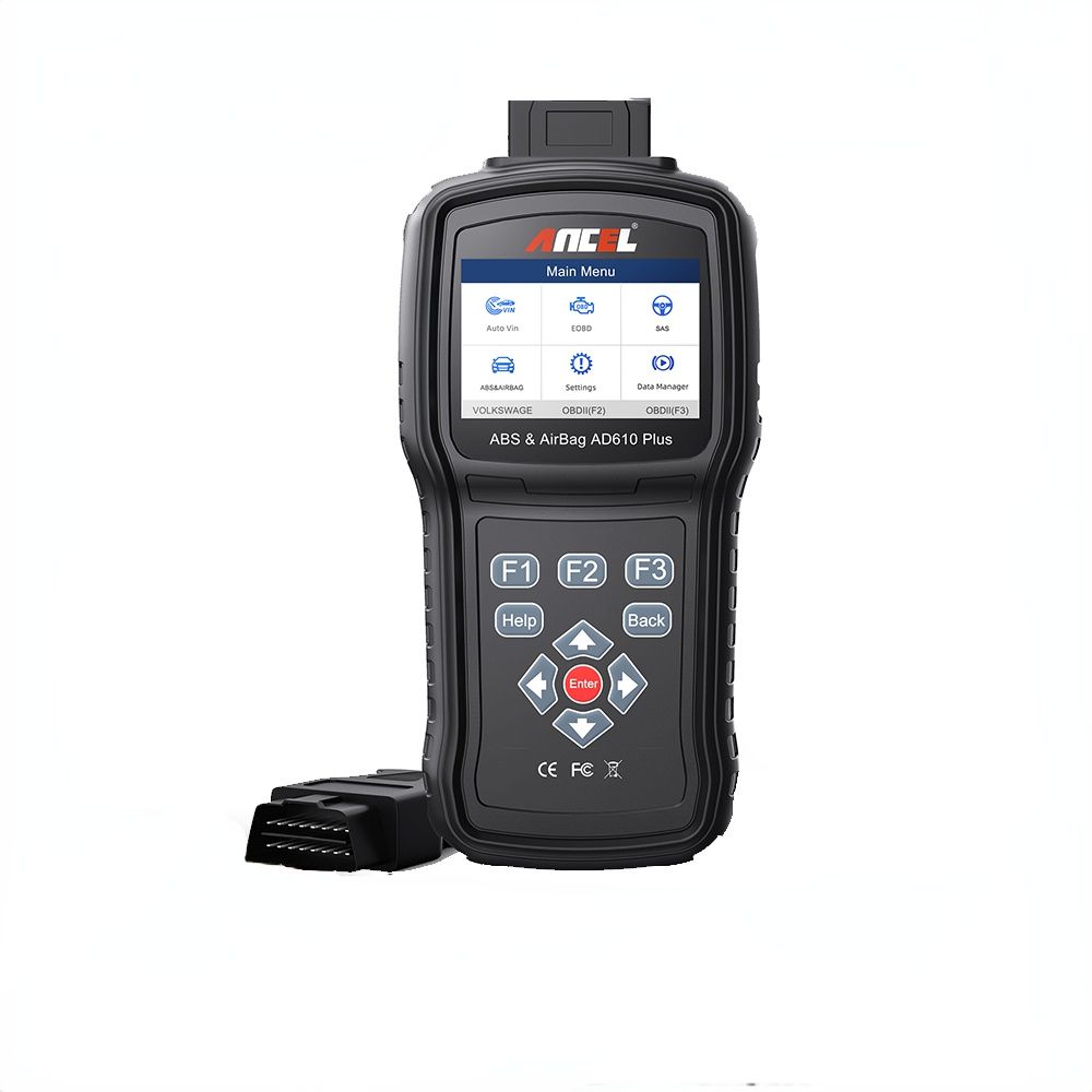 ANCEL AD610 Plus OBD2 Automotive Scanner Engine Check ABS SRS Airbag SAS Reset Code Reader for Autotool Diagnostic Scanner Tools