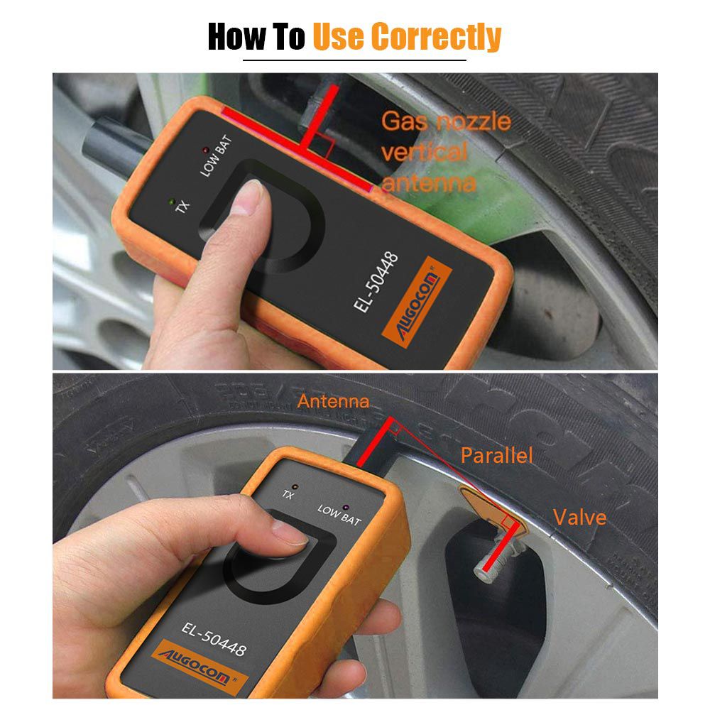 AUGOCOM EL-50448 Auto Tire Pressure Monitor Sensor TPMS Relearn Tool for Buick Series Vehicle