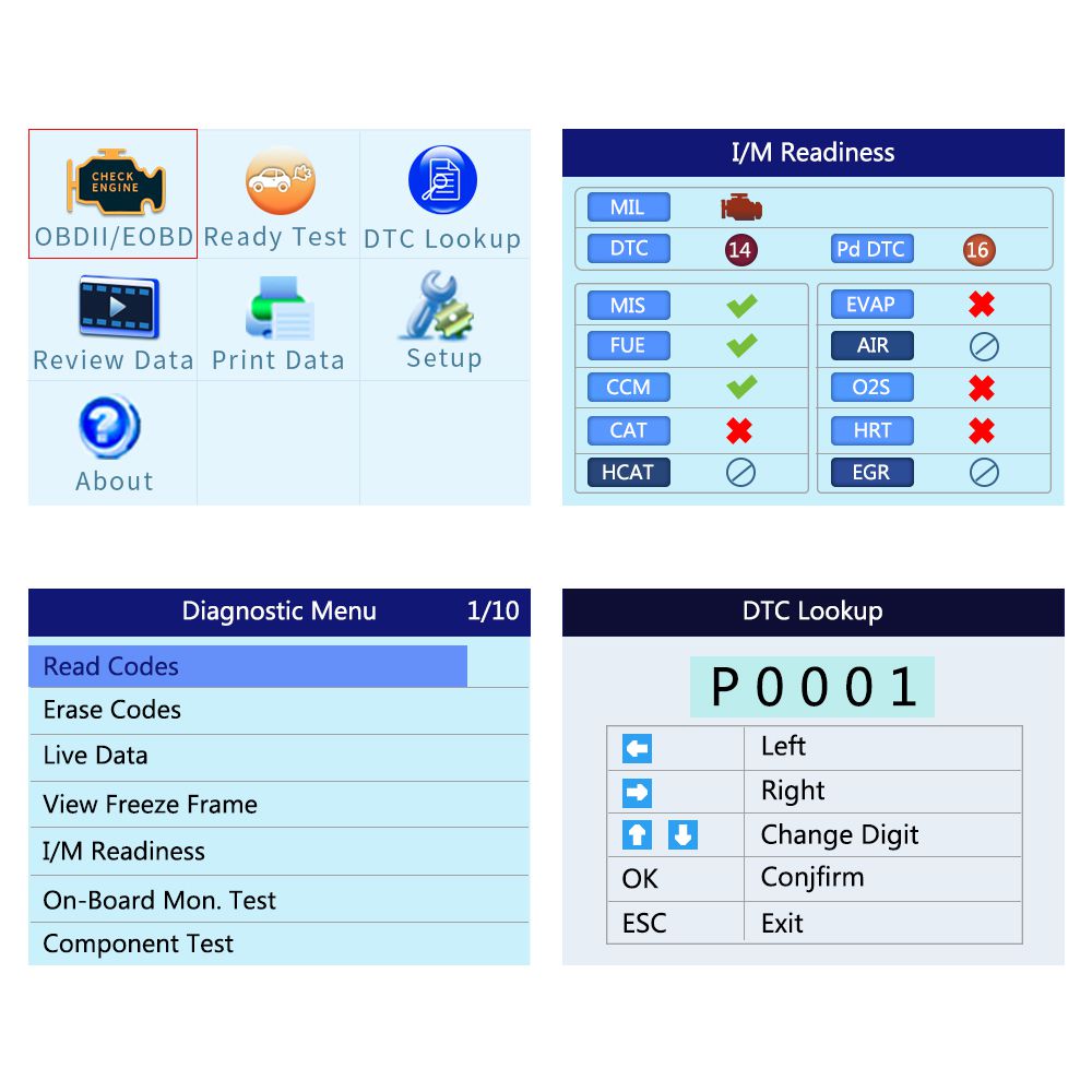 Original Autel AutoLink AL519 OBD-II And CAN Scanner Tool Multi-languages