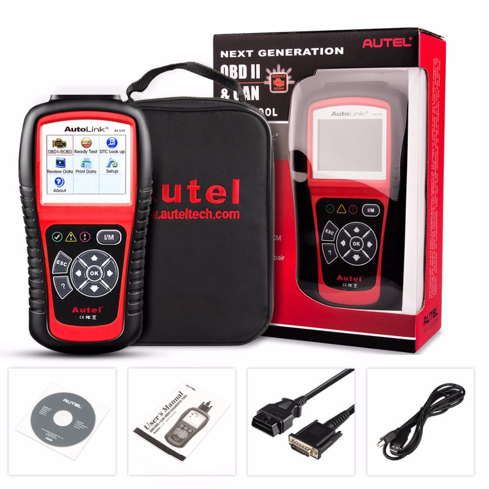 Original Autel AutoLink AL519 OBD-II And CAN Scanner Tool Multi-languages