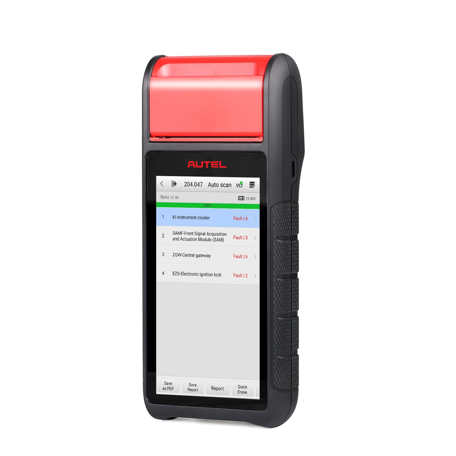 Autel MaxiBAS BT608E OBD2 Scanner built-in Printer Touchscreen Battery Tester Electrical System Analyzer 12V 100-3000 CCA Load Tester