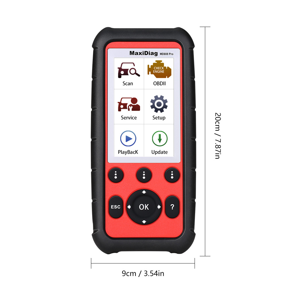 Autel MaxiDiag MD808 Pro All Modules Scanner Code Reader (MD802 ALL+MaxicheckPro) Update Online Free Lifetime