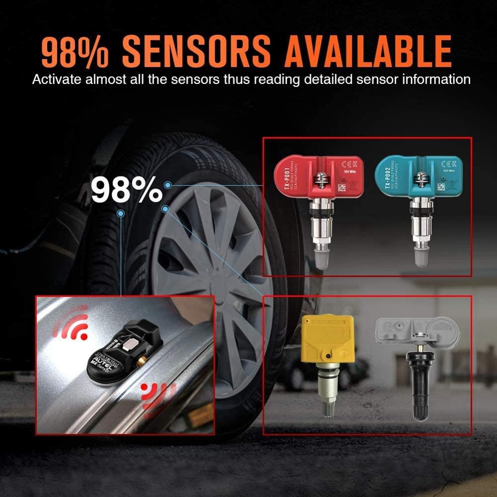 Original Autel MaxiTPMS TS408 TPMS Relearn Tool Cleaner Activate/Read TPMS Sensors Program Lifetime Update Upgraded of TS401