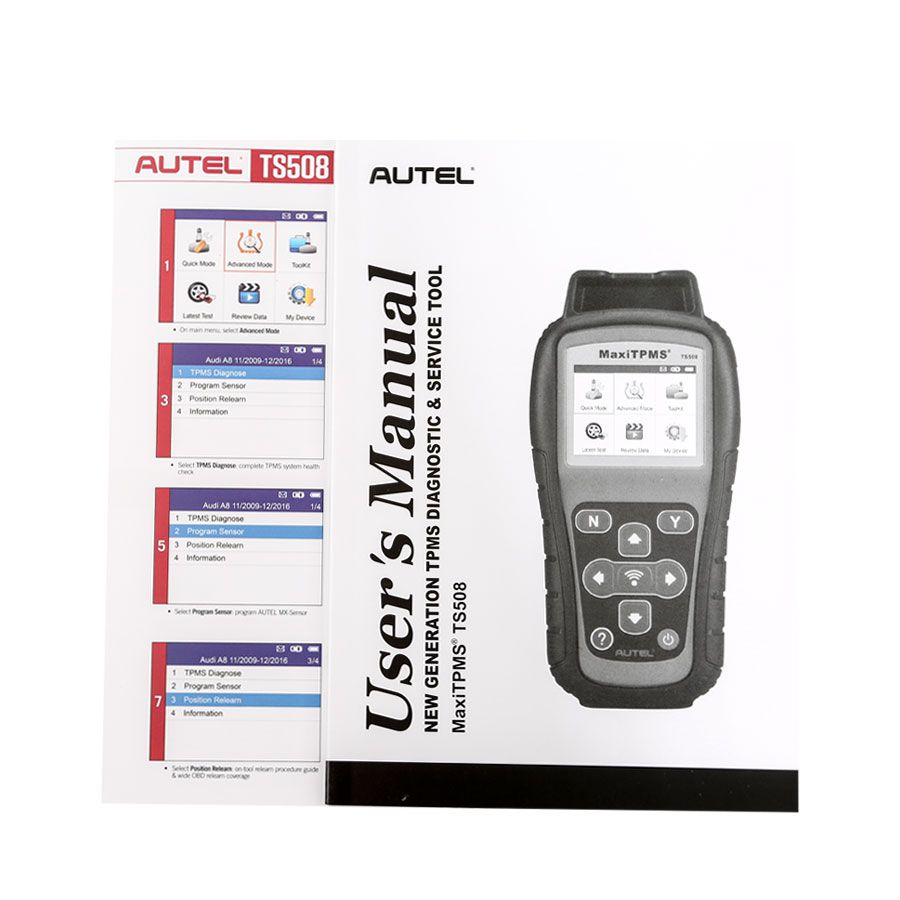 Autel MaxiTPMS TS508 Diagnostic Tool TPMS Sensor Programmer OBD 315 433MHZ Sensor Tire Pressure Cars Diagnostic Auto tpms tool