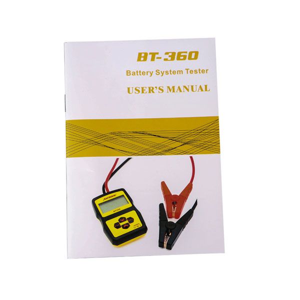 Oringinal AUTOOL BT360 BT-360 Auto Battery Tester with Portable Design