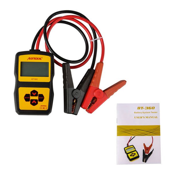 Oringinal AUTOOL BT360 BT-360 Auto Battery Tester with Portable Design