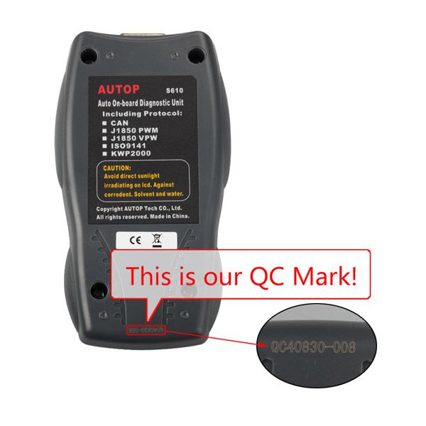 Newest AUTOP S620 OBDII EOBD Code Reader