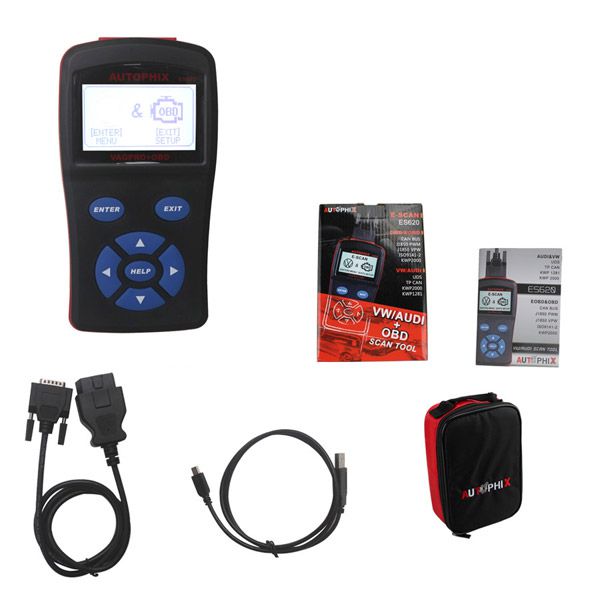 Free Shipping AUTOPHIX E-SCAN ES620 Scanner Support OBD2 VW Protocols (Including UDS Protocols)