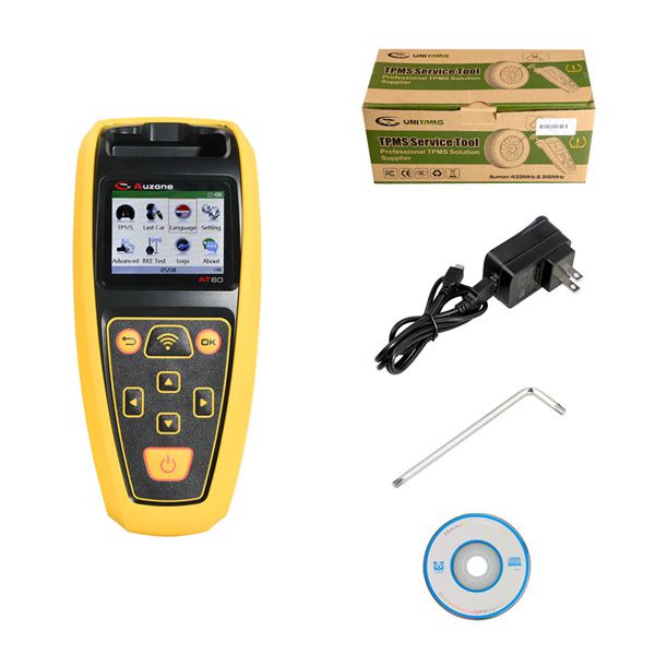 AUZONE AT60 TPMS Diagnostic Service Tool Main Unit without Sensor Tool