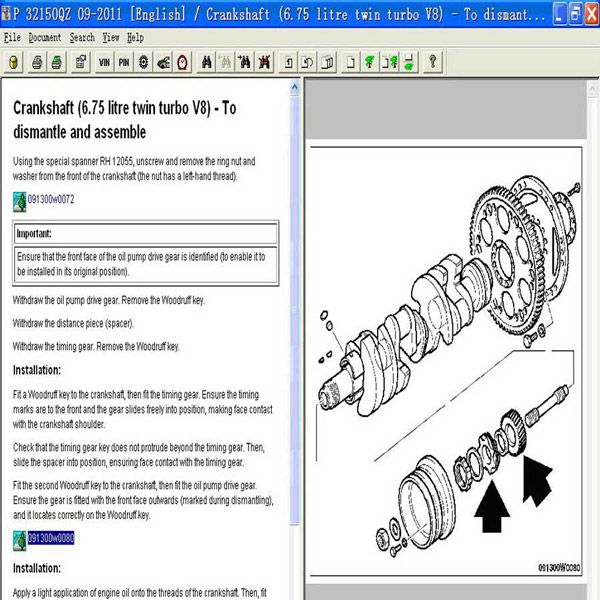 IETIS Car Repair Information Accessories Catalog System for Bentley