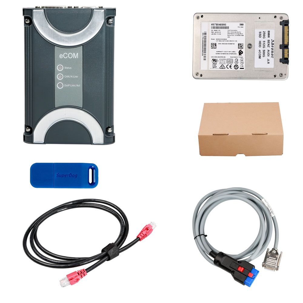 BENZ eCOM DoIP Diagnostic and Programming Tool with 256G SSD Mercedes Benz Ecom Box With DOIP Protocol