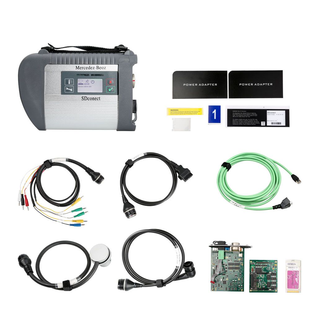 2021 MB SD Connect Compact 4 Star Diagnosis with with Vediamo and DTS Monaco Supports Multi-Languages