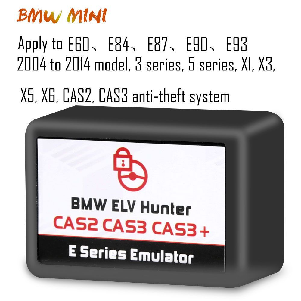 BMW ELV Hunter CAS2 CAS3 CAS3+ E Series Emulator for Both BMW, Mini