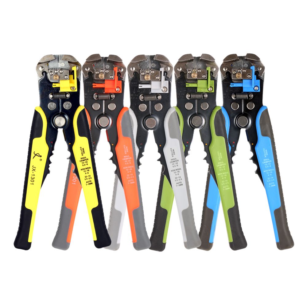 Cable Wire Stripper Automatic Crimping Tool Peeling Pliers Adjustable Terminal Cutter Wire multitool Crimper JX-1301