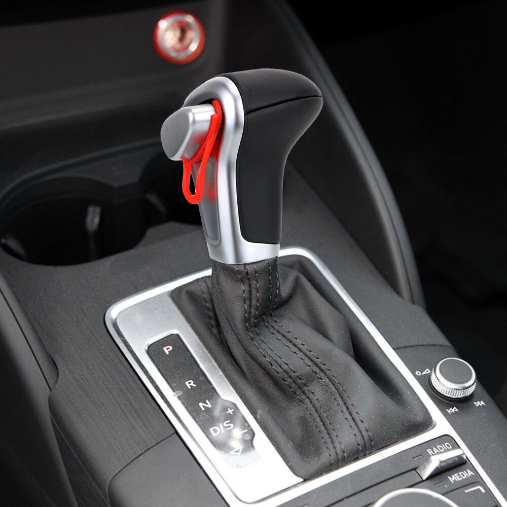 Car Automatic Chrome Auto Gear Shift Knob FOR AUDI A6 A7 A3 A4 A5 A6 C6 Q5 2009 2010 2011 2012 2014 4G1 713 139 R Accessories