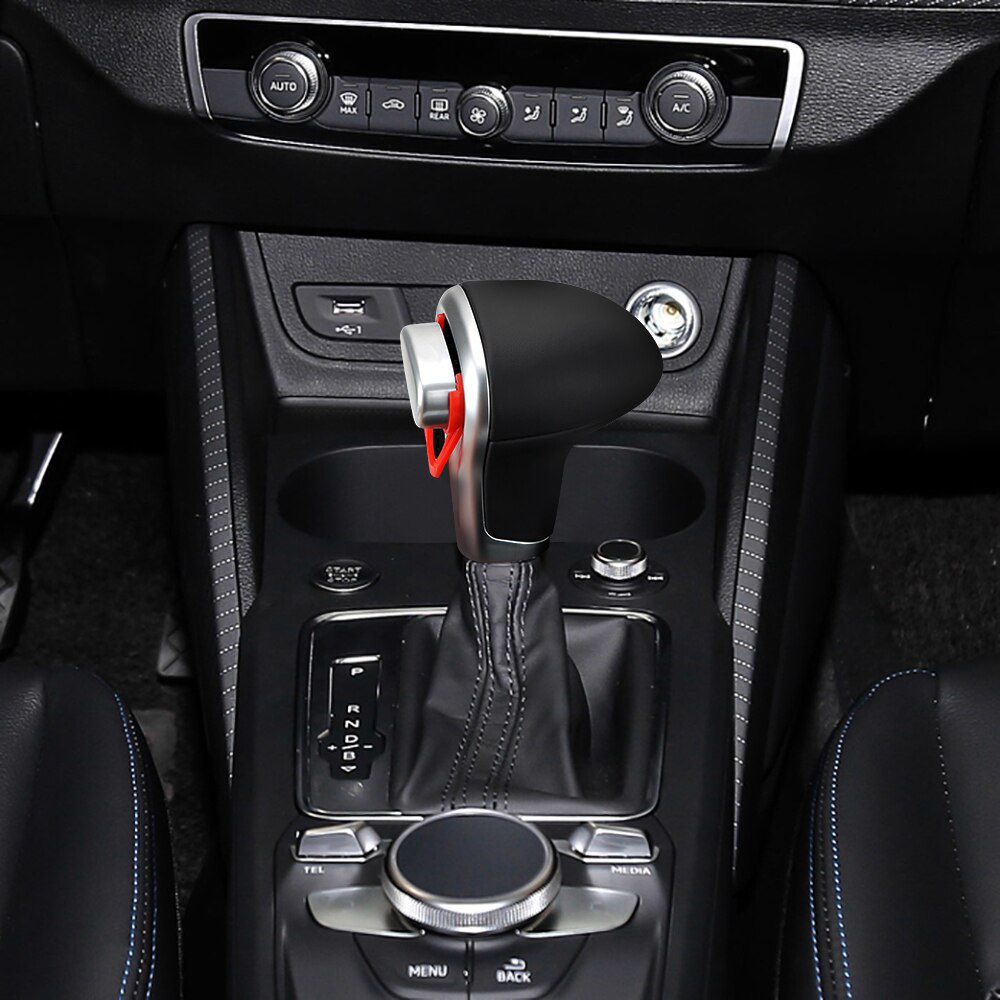 Car Automatic Chrome Auto Gear Shift Knob FOR AUDI A6 A7 A3 A4 A5 A6 C6 Q5 2009 2010 2011 2012 2014 4G1 713 139 R Accessories