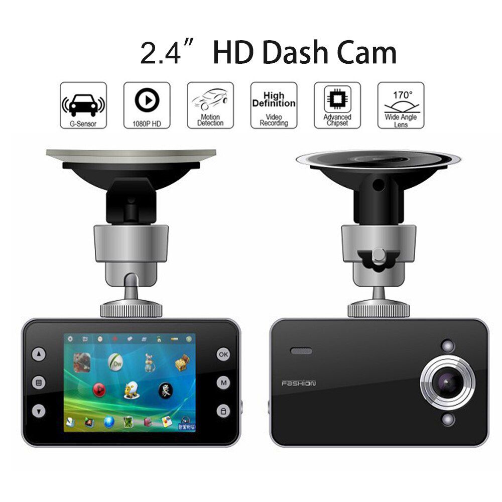 Car DVR 2.4 Full HD 1080P DashCam Vehicle Camera Video Recorder Registrar Car Parking Monitor Auto Motion Detector Car Camcorder