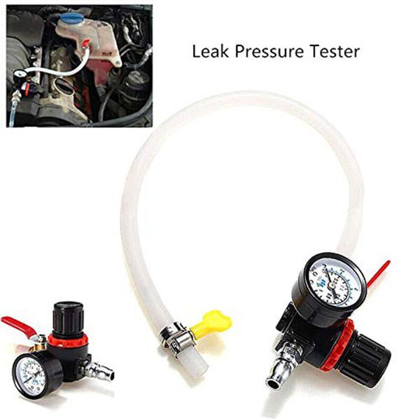 Car Cooling Radiator Pressure Leak Tester Tank Fuel Tank Detector Meter Tool