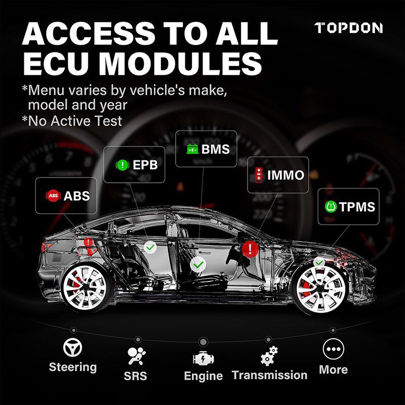 Topdon Car Diagnostic Tool Lifetime Free Update 28 Reset Topdon ArtiDiag800 BT OBDII 2 Code Reader All System Auto Automotive Scanner