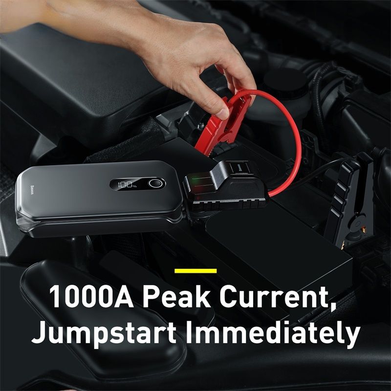 Portable Car Jump Starter Device Power Bank Emergency 12000mAh High Power 12V Car Battery Booster Auto Starting Device