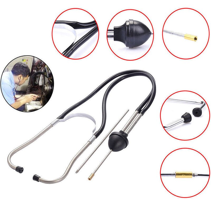 Car Mechanics Cylinder Stethoscope Car Engine Block Diagnostic Automotive Hearing Tools Auto Repair Tools For Car Accessories