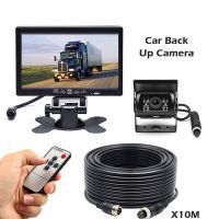 7 "LCD Car Monitor Reversing Camera 4 Pin 12V / 24V + Reversing Kit for Truck Bus Van Parking Backup Display Rearview Camera