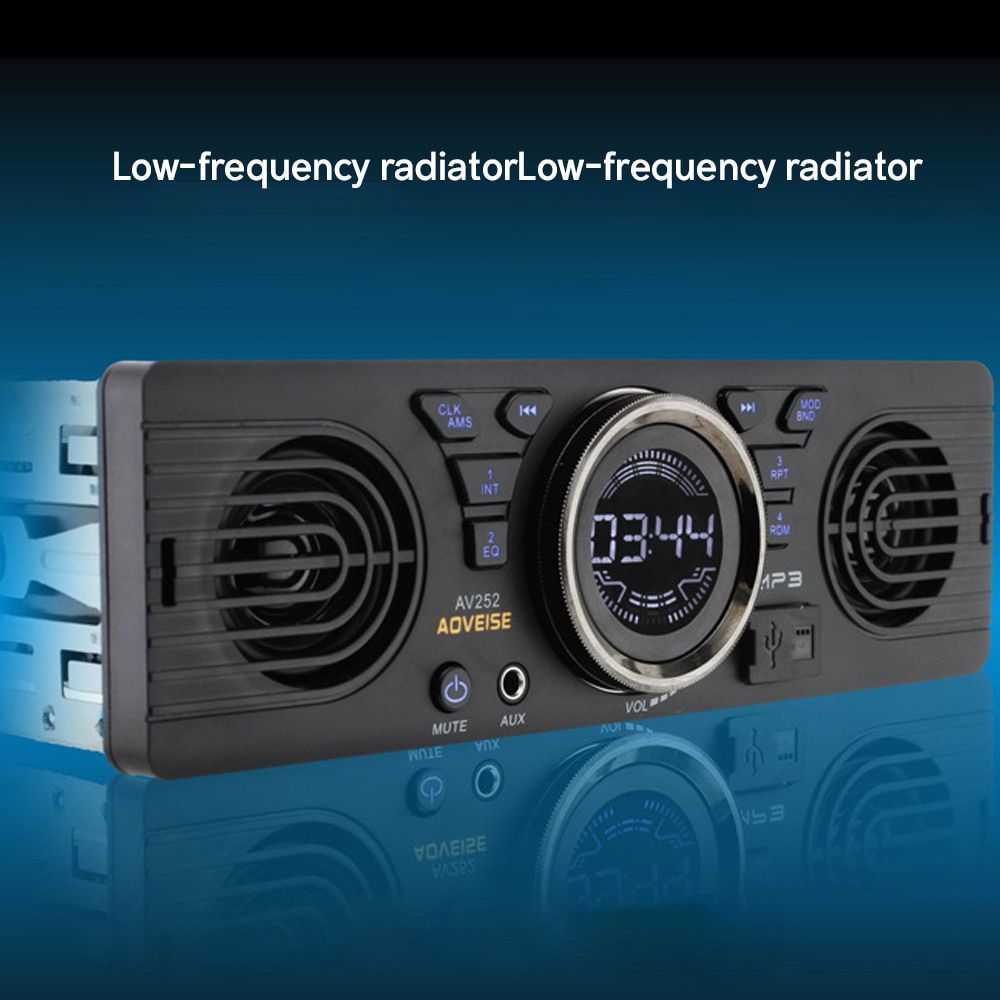 12.0V Car Secure Digital Memory Card MP3 Audio Electric Car Radio With Loudspeaker BT Host Speaker Car Radio Car Stereo