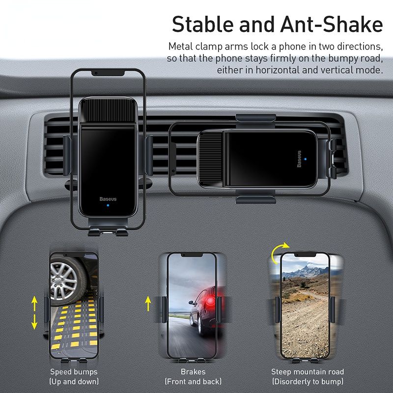 Car Phone Holder Smart Sensor Solar Power Wireless Car Electric Air Vent Holder for iPhone Samsung Xiaomi Phone Holder