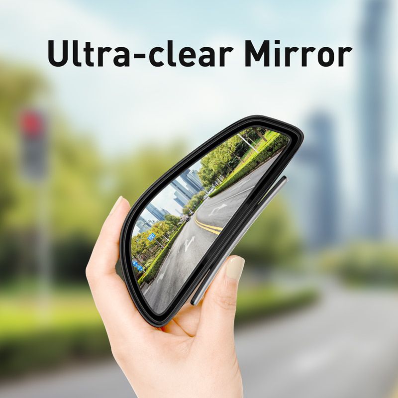 2pcs Car Rear View Mirror Waterproof 360 Degree Wide Anger Parking Assitant Auto Rearview Safety Blind Spot Mirrors