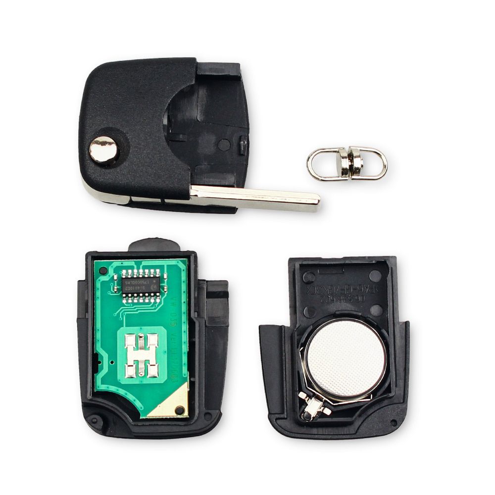 Car Remote Flip Key 3 Buttons For Audi A3 A4 A6 A8 B5 TT RS4 Quattro 1994 - 2004 Old Models 433Mhz ID48 Chip HU66 Blade