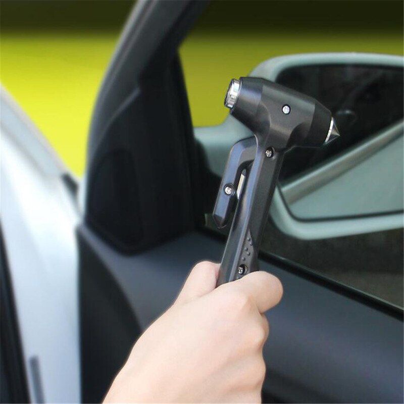 Car Safety Hammer Car Broken Window Glass Breaker Bus Lifesaving Hammer Life Seatbelt Cutter Rescue Tool Outdoor Escape Utensil