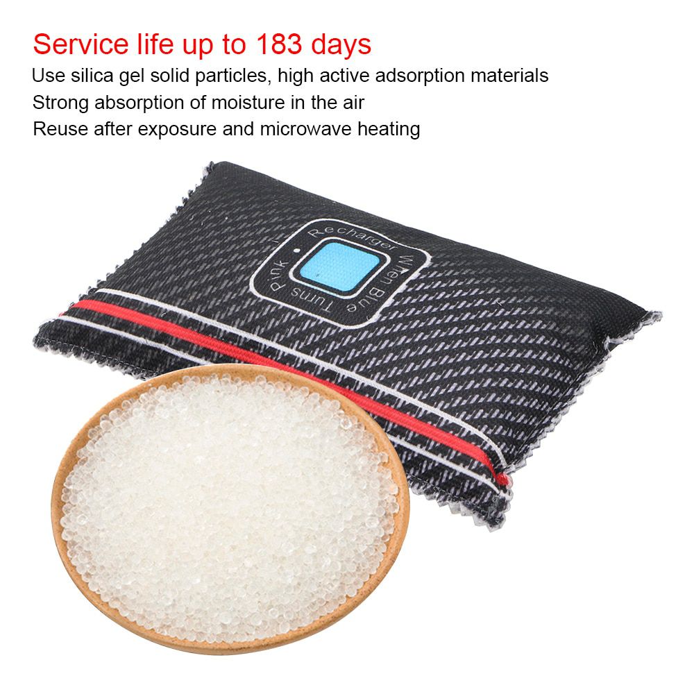 Car Silica Gel Dehumidifier Bag Moisture Damp Absorber Car Desiccant Anti Mist Moisture Absorbing Bamboo Charcoal Bag