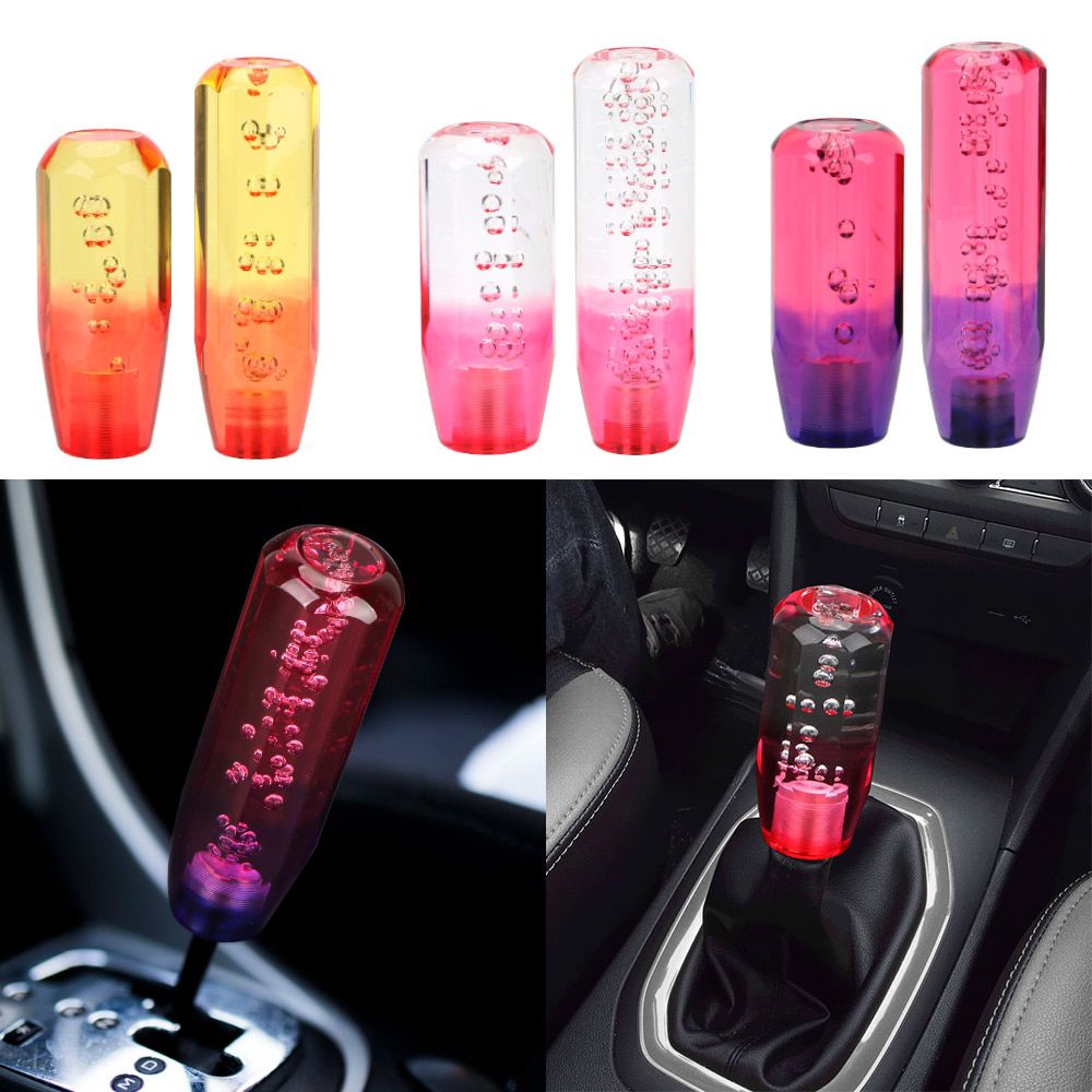 Shifter 10/15CM Car-styling Crystal Transparent Bubble Manual Transmission Car Gear Shift Knob Shift Knob Stick Universal